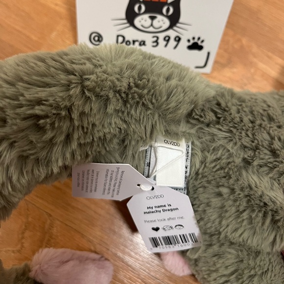 Jellycat Authentic large Malachy Dragon - Picture 7 of 7